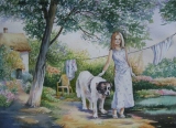 Olga Zakharova Art - Portrait - Country Girl